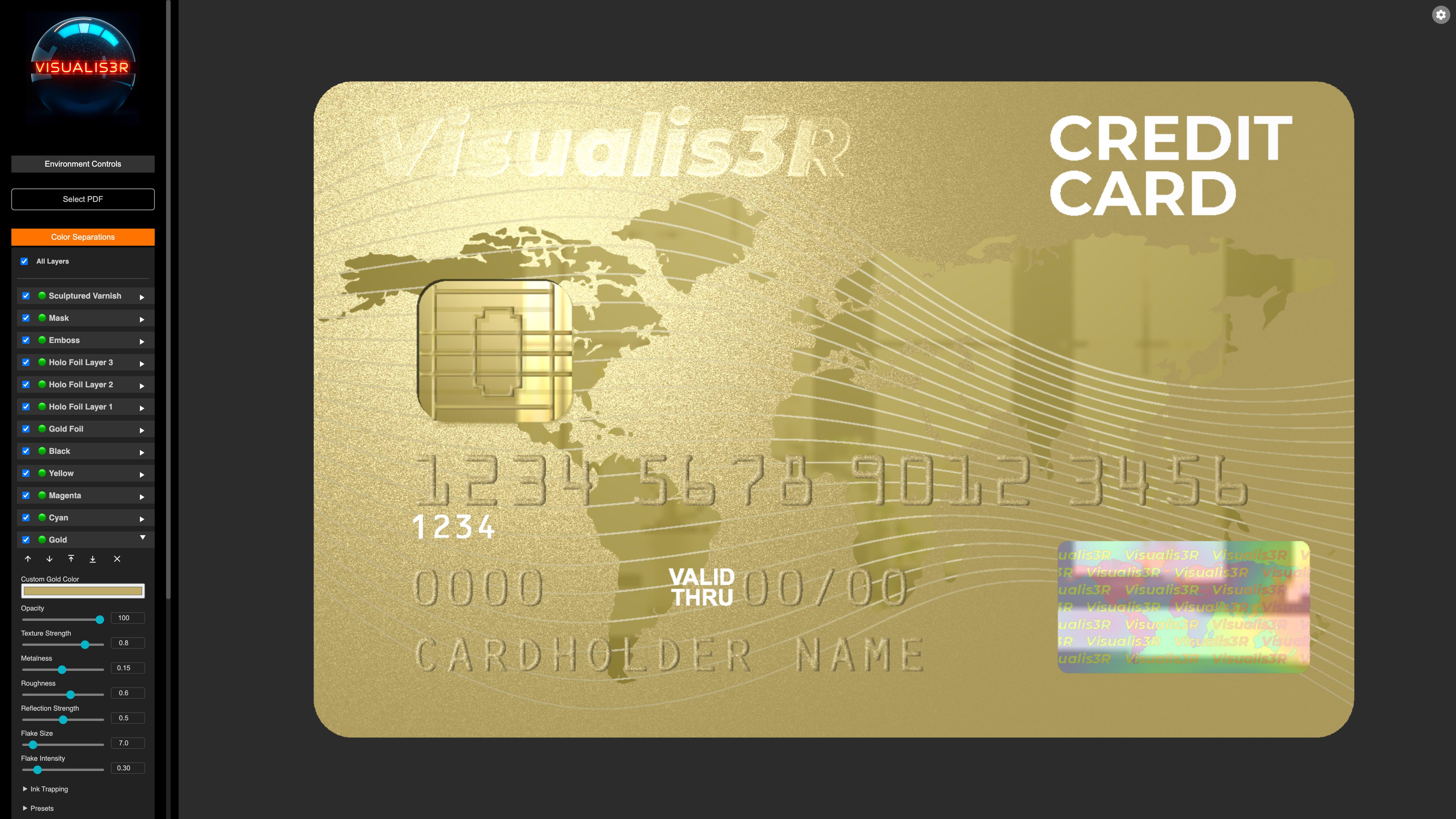 Visualis3R – Metallic inks and toners