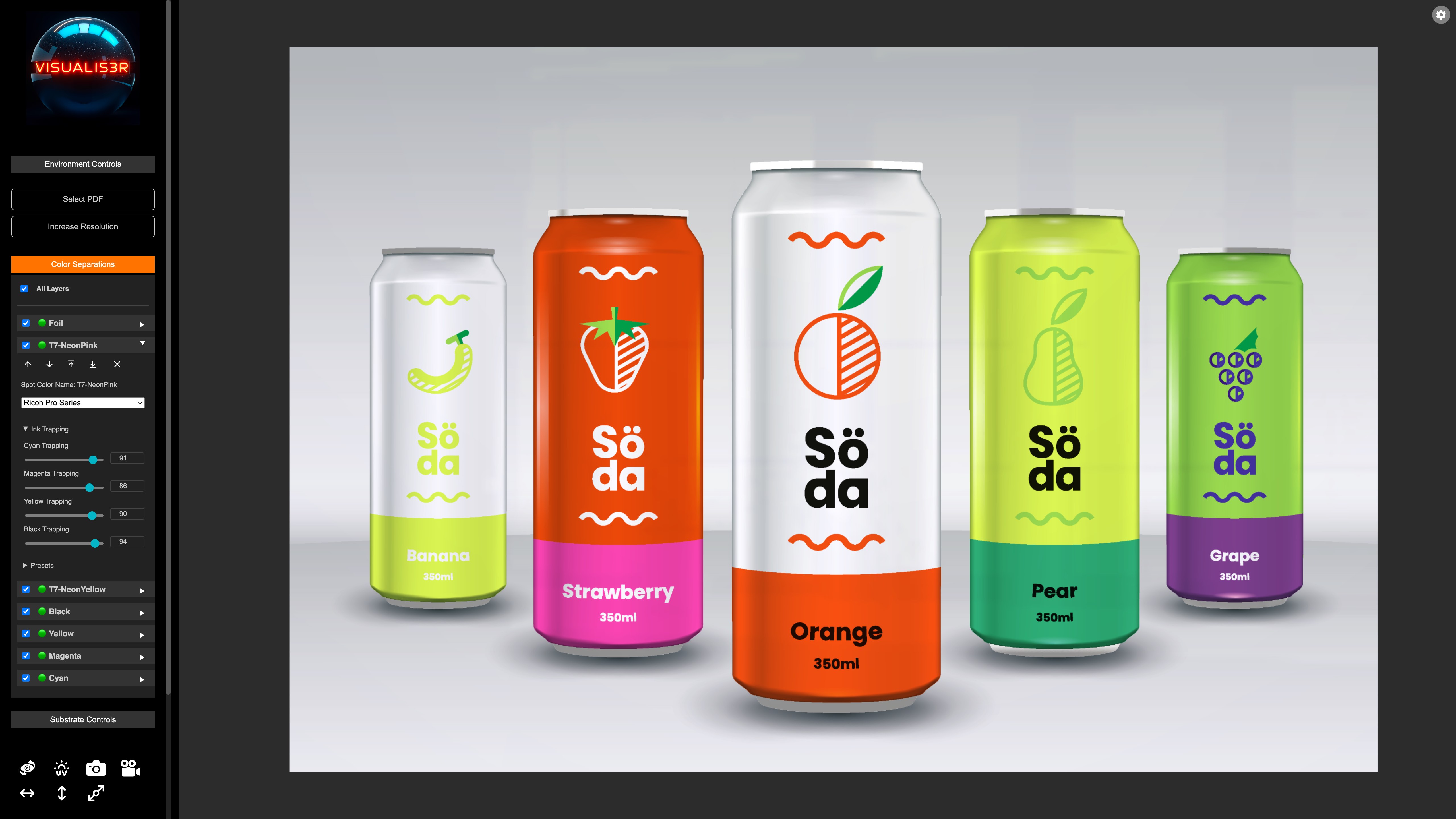 Visualis3R – Neon & Fluorescent inks